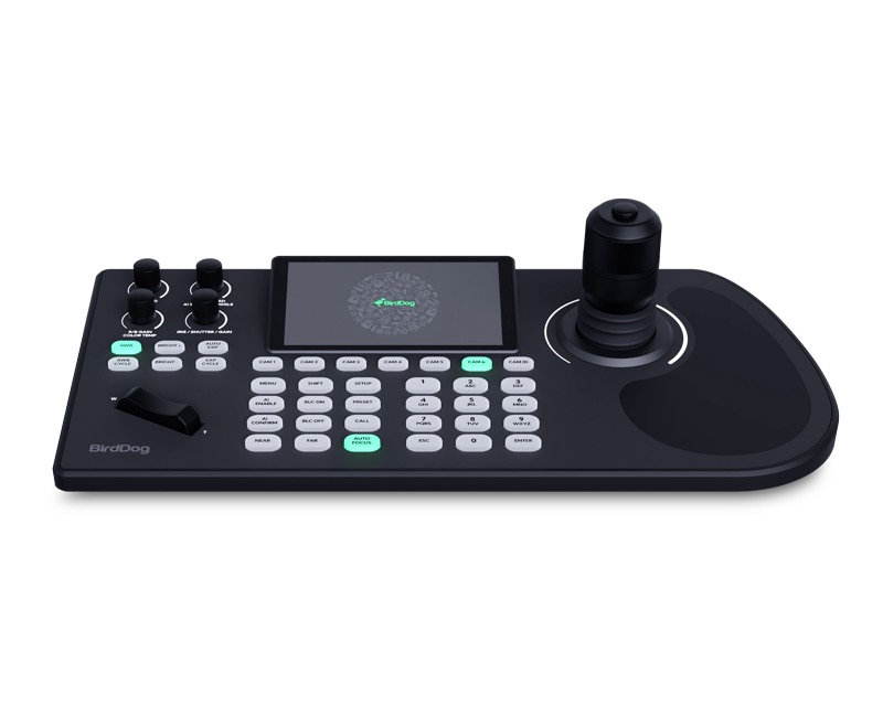 BirdDog KBD PTZ controller with integrated screen